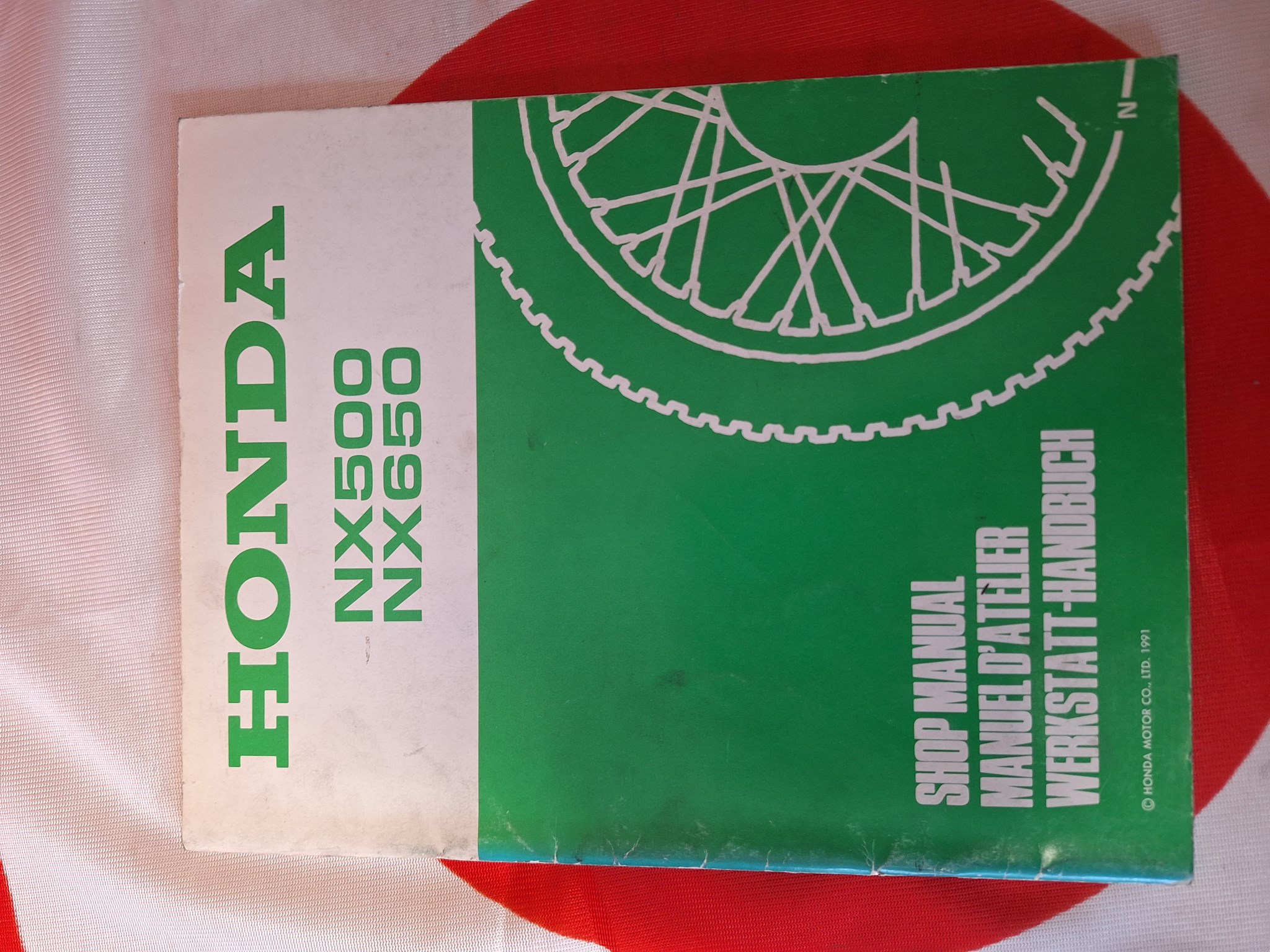 Picture of Werkstatthandbuch Nachtrag Honda  NX500 650